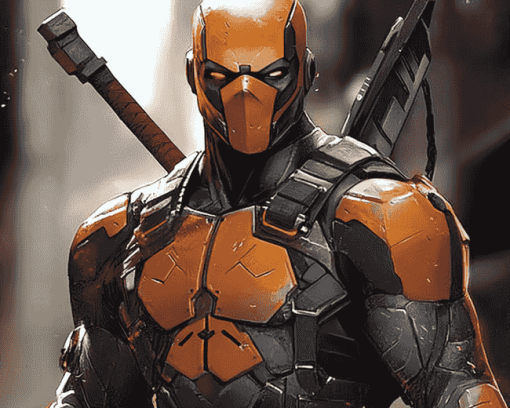 Deathstroke Anime Figure Diamond Painting