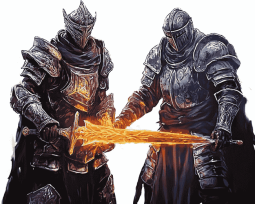 Demons Souls Video Game Diamond Painting