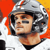 Derek Carr Football Legend Diamond Painting