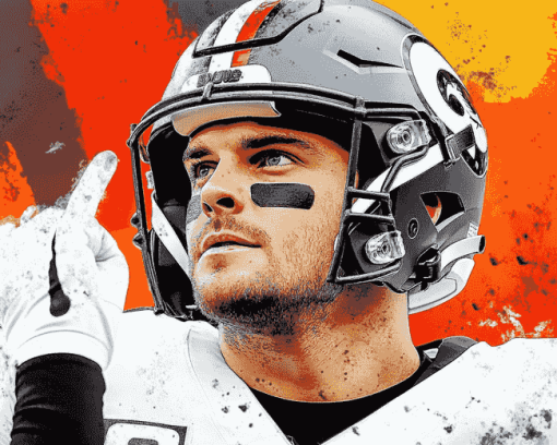 Derek Carr Football Legend Diamond Painting