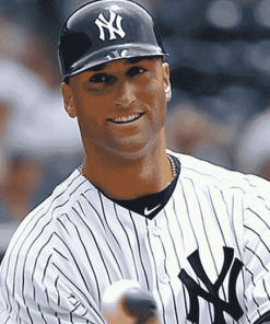 Derek Jeter Baseball Icon Diamond Painting