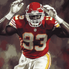 Derrick Thomas Famous Footballer Diamond Painting