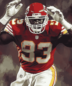 Derrick Thomas Famous Footballer Diamond Painting