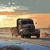 Desert Old Truck Diamond Painting