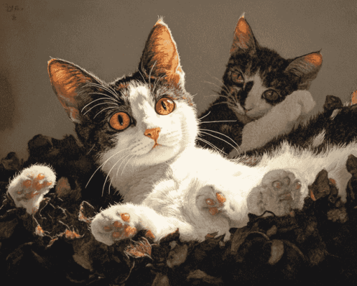 Devon Kitty Cats Diamond Painting