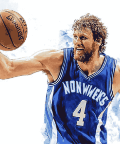 Dirk Nowitzki Basketball Diamond Painting