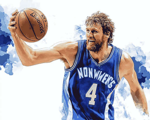 Dirk Nowitzki Basketball Diamond Painting