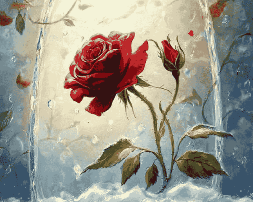 Disney Rose Fantasy Diamond Painting