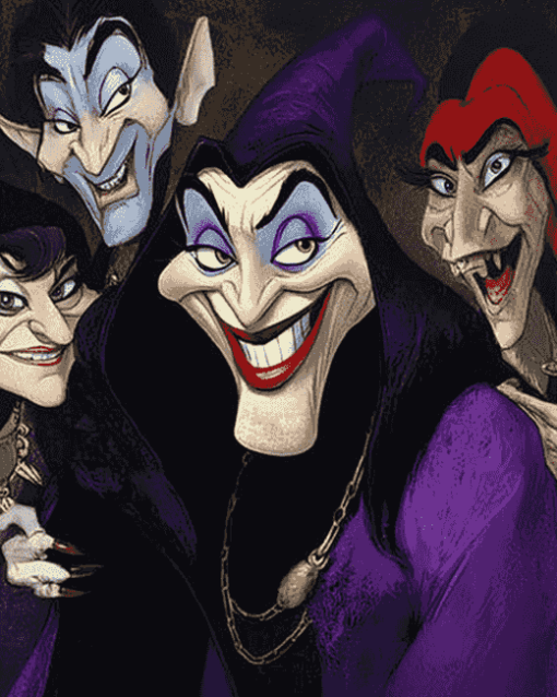 Disney Villains Animation Diamond Painting