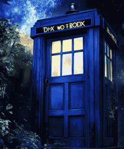 Doctor Who Tardis Animation Diamond Painting