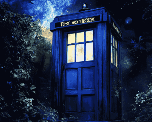 Doctor Who Tardis Animation Diamond Painting