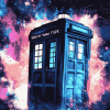 Doctor Who Tardis Colorful Diamond Painting