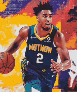 Donovan Mitchell Basketball Diamond Painting