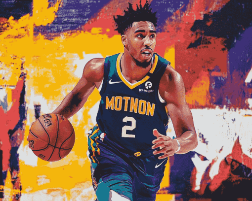 Donovan Mitchell Basketball Diamond Painting