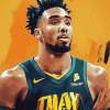 Donovan Mitchell Basketball Diamond Painting