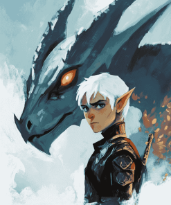 Dragon Age Fenris Character Diamond Painting