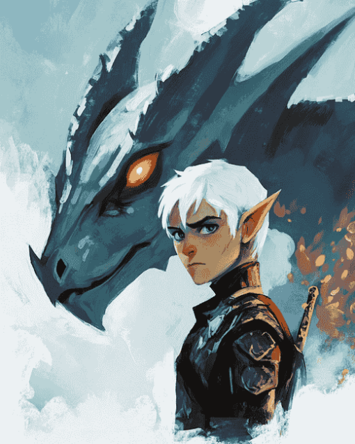 Dragon Age Fenris Character Diamond Painting