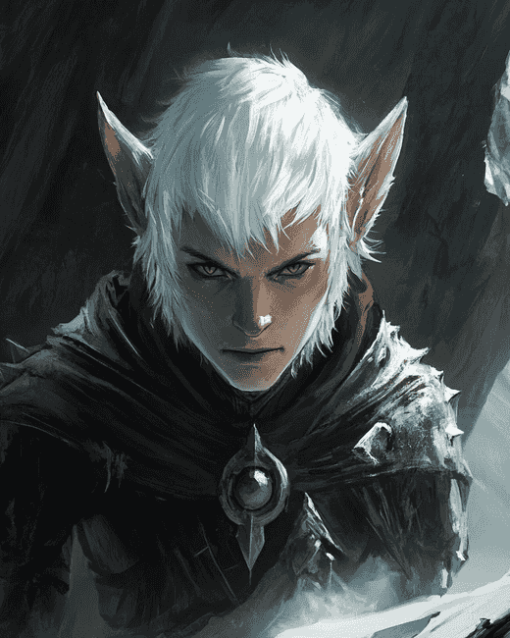 Dragon Age Fenris Diamond Painting