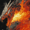 Dragon Fire Animation Diamond Painting