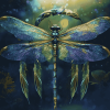 Dragonfly Dreamcatcher Diamond Painting