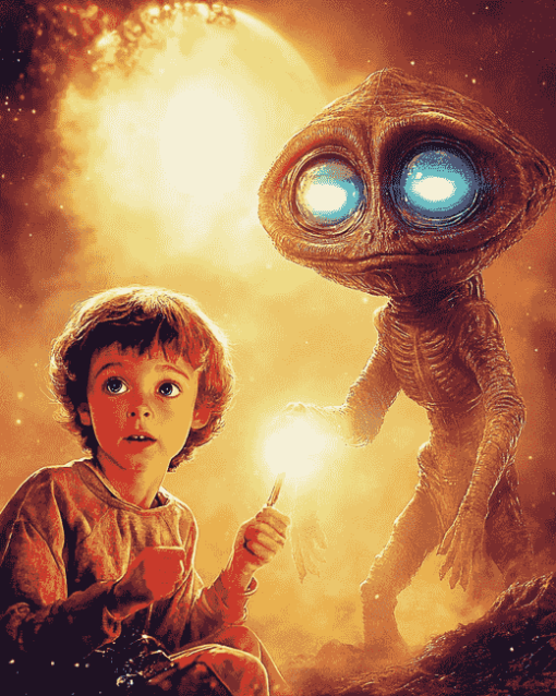 ET The Extra Terrestrial Classics Diamond Painting