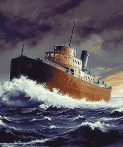 Edmund Fitzgerald Maritime Ship Diamond Painting