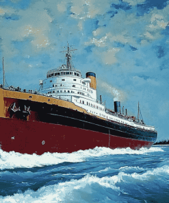 Edmund Fitzgerald Ship Diamond Painting