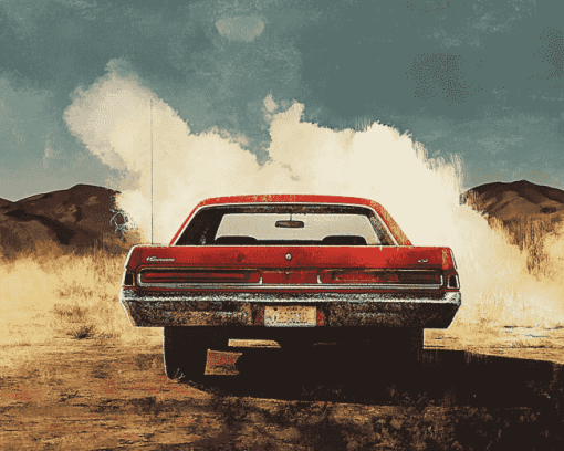 El Camino Cars Diamond Painting