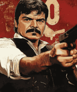 El Chapo Film Series Diamond Painting