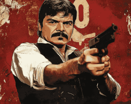 El Chapo Film Series Diamond Painting