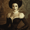 Elegant Dimitrescu Lady Resident Evil Diamond Painting