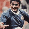 Elegant Eusebio Footballer Diamond Painting