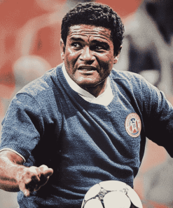 Elegant Eusebio Footballer Diamond Painting