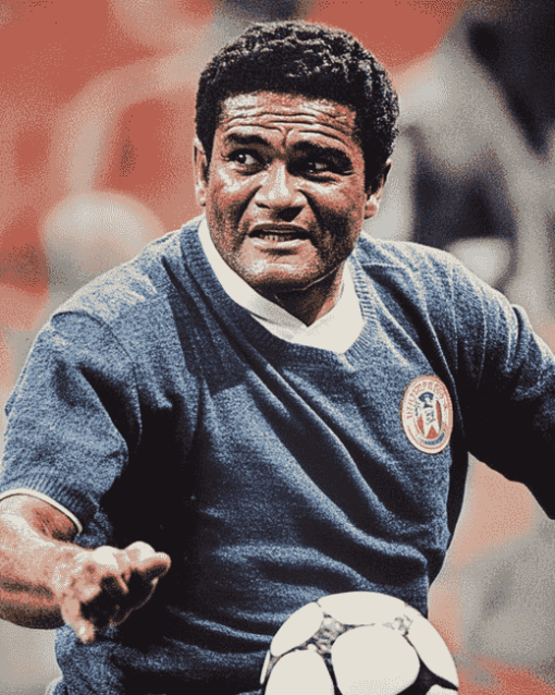 Elegant Eusebio Footballer Diamond Painting