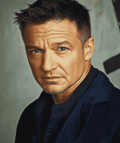 Elegant Jeremy Renner Diamond Painting