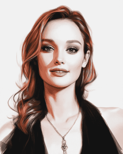 Elegant Leighton Meester Diamond Painting