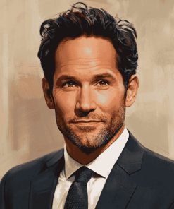 Elegant Paul Rudd Celebrity Diamond Painting