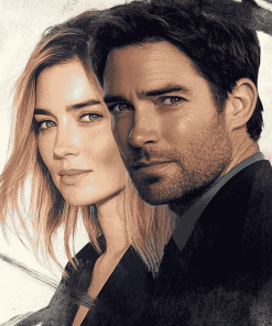 Emily Blunt and John Krasinski Diamond Painting