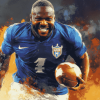 Emmitt Smith Famous Footballer Diamond Painting