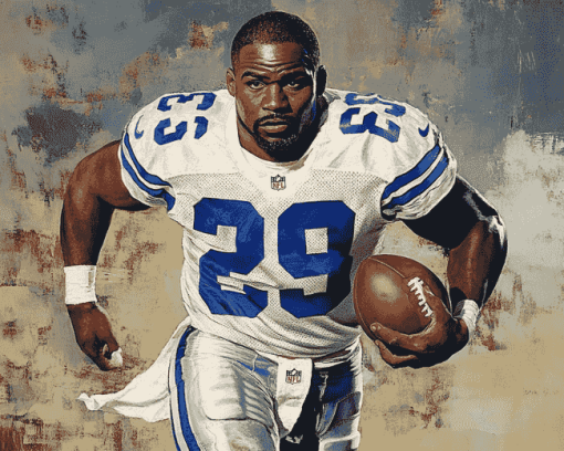 Emmitt Smith Football Legend Diamond Painting