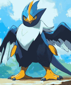 Empoleon Pokemon Anime Diamond Painting