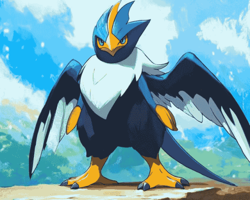 Empoleon Pokemon Anime Diamond Painting