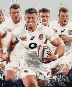 England Rugby Stars Diamond Painting