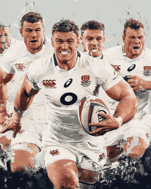 England Rugby Stars Diamond Painting