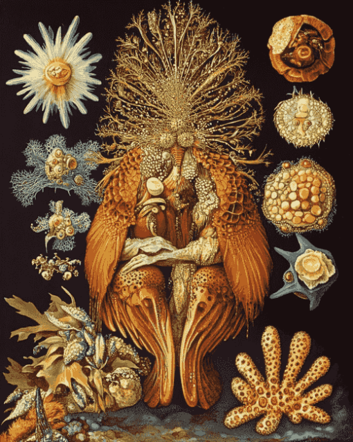 Ernst Haeckel Masterpieces Diamond Painting