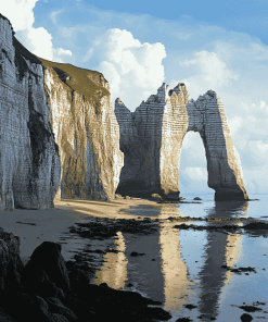 Etretat Beach Diamond Painting