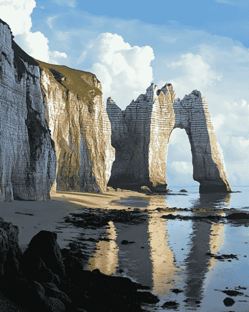 Etretat Beach Diamond Painting