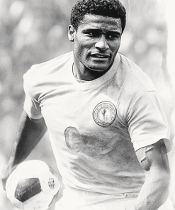 Eusebio Da Silva Football Legend Diamond Painting