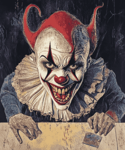 Evil Clown Diamond Painting