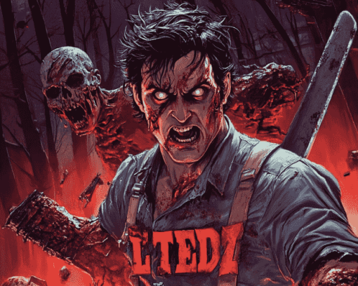 Evil Dead Video Game Diamond Painting